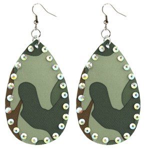 Camo Earring